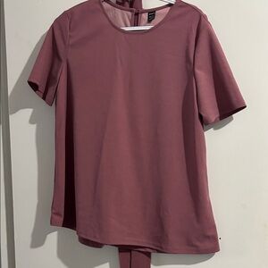 SHEIN Dusty Rose Short Sleeve Top